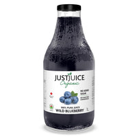 Thumbnail for Just Juice 100% Pure Organic Wild Blueberry Juice 1L - Nutrition Plus