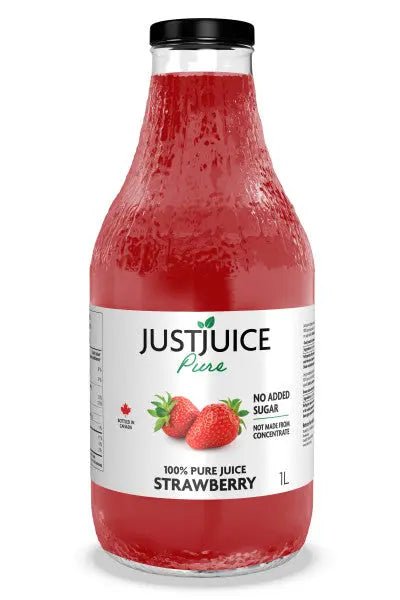 Just Juice 100% Pure Strawberry Juice 1 Litre - Nutrition Plus