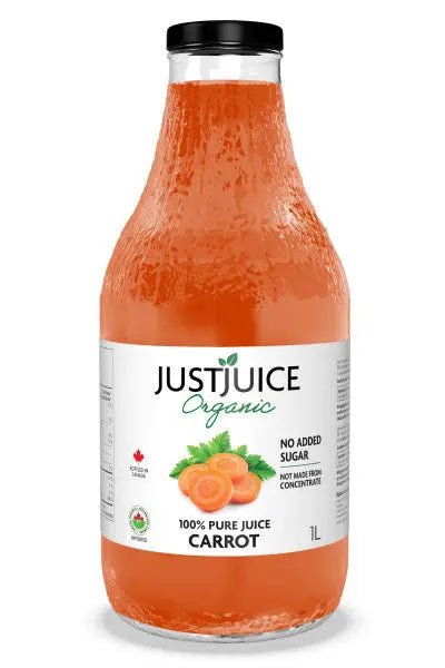 Just Juice Organic Carrot Juice 1 Litre - Nutrition Plus