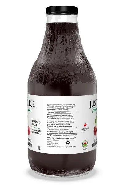 Just Juice Organic Tart Cherry Juice 1 Litre - Nutrition Plus