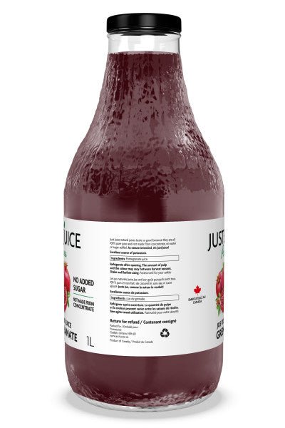 Just Juice Pure Pomegranate Juice 1 Litre - Nutrition Plus