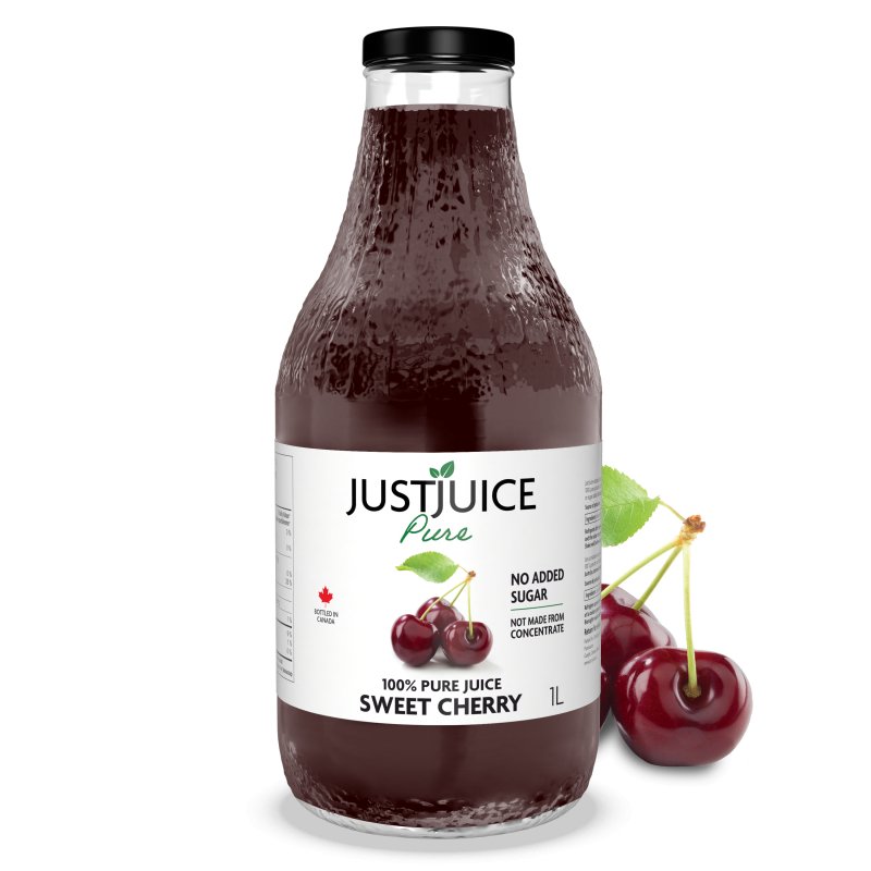 Just Juice Pure Sweet Cherry Juice 1 Litre - Nutrition Plus