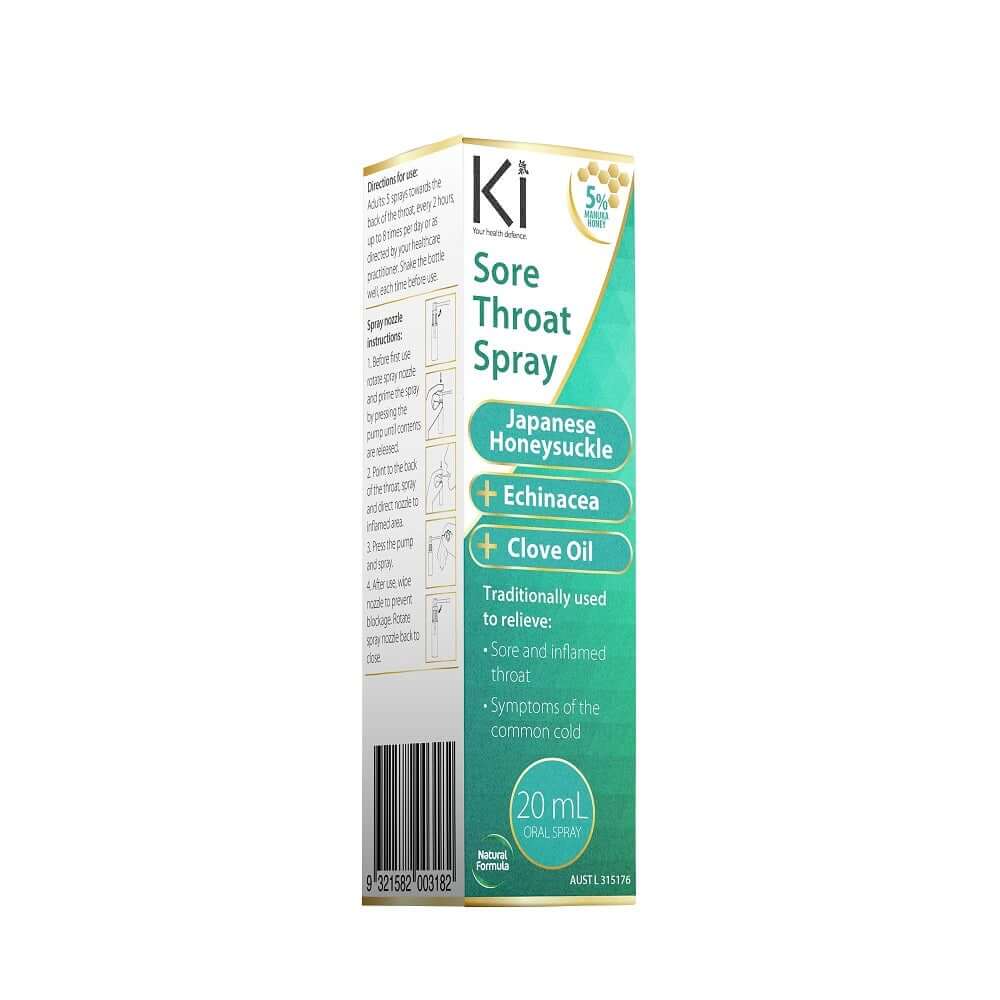 Ki Sore Throat Spray 20mL - Nutrition Plus