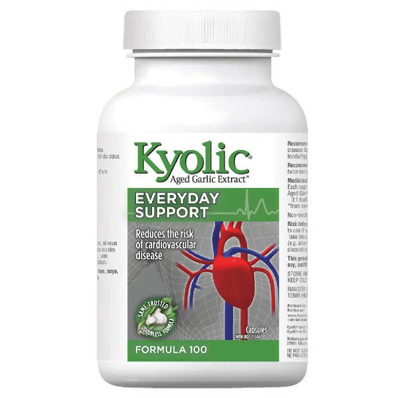 Kyolic Aged Garlic Extract, Formula 100, Everyday Support - Nutrition Plus
