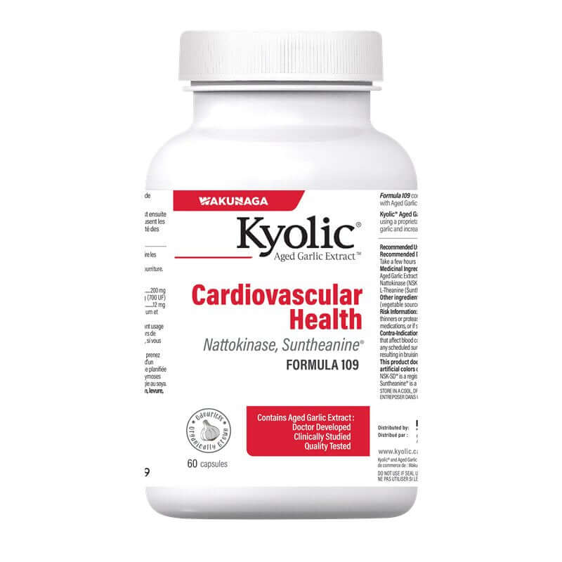 Kyolic Cardiovascular Health, Formula 109, 60 Capsules - Nutrition Plus
