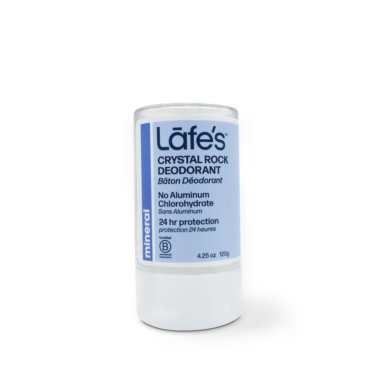 Lafe's Crystal Rock Salt deodorant stick - Nutrition Plus