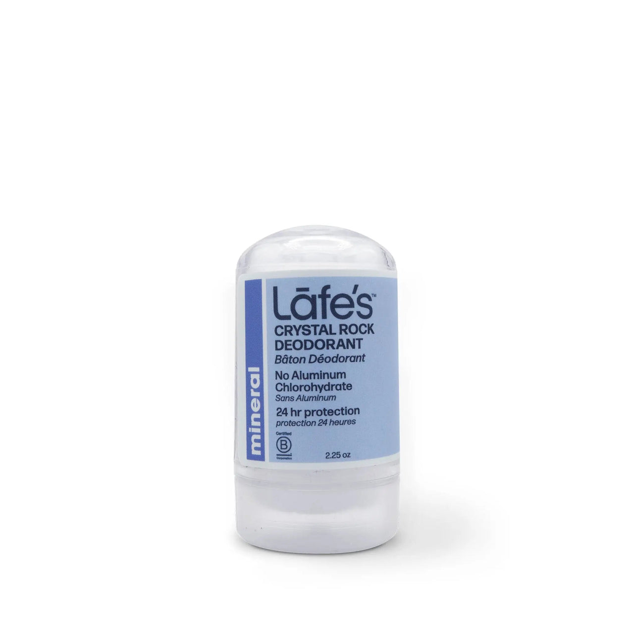 Lafe's Crystal Rock Salt deodorant stick - Nutrition Plus
