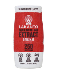 Thumbnail for Lakanto Liquid Sweetener, Monkfruit Extract - Original 52 ml - Nutrition Plus