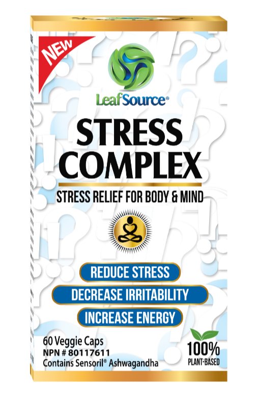 Leaf Source Stress Complex 60 Veg Capsules - Nutrition Plus