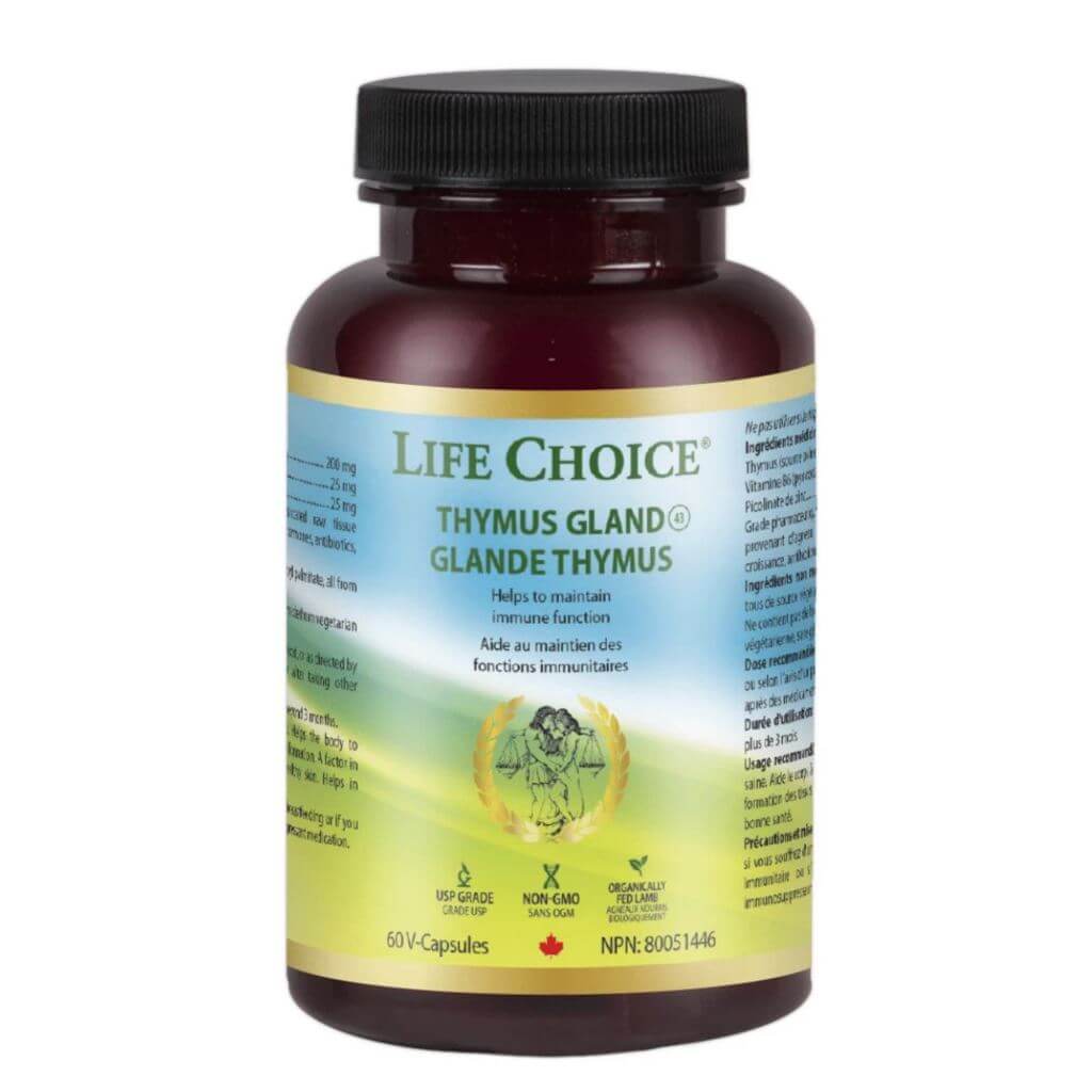 Life Choice Thymus Gland 60 Veggie Caps - Nutrition Plus