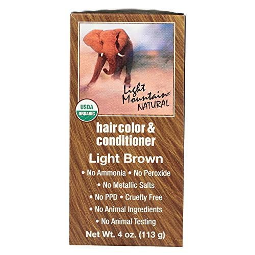 Light Mountain Natural Light Brown Hair Color & Conditioner 113 Grams - Nutrition Plus