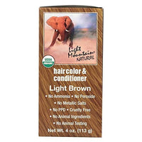Thumbnail for Light Mountain Natural Light Brown Hair Color & Conditioner 113 Grams - Nutrition Plus