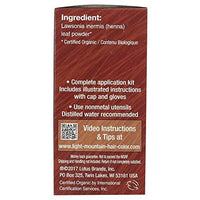 Thumbnail for Light Mountain Natural Red Hair Color & Conditioner 113 Grams - Nutrition Plus
