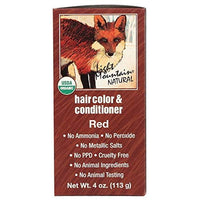 Thumbnail for Light Mountain Natural Red Hair Color & Conditioner 113 Grams - Nutrition Plus