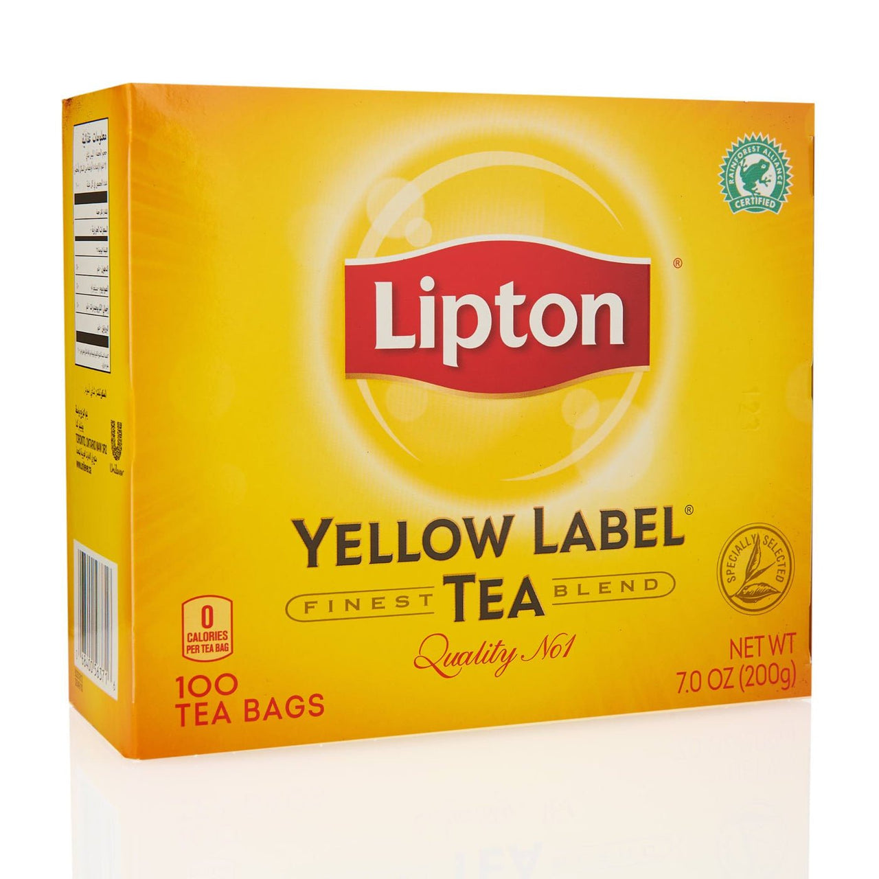 Lipton Black Tea Yellow Label 100 Tea Bags - Nutrition Plus