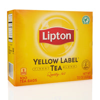 Thumbnail for Lipton Black Tea Yellow Label 100 Tea Bags - Nutrition Plus