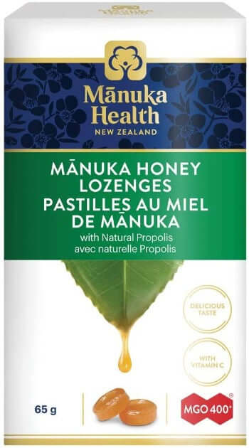Manuka Health Manuka Honey Lozenges MGO 400+ Propolis 65 Grams - Nutrition Plus