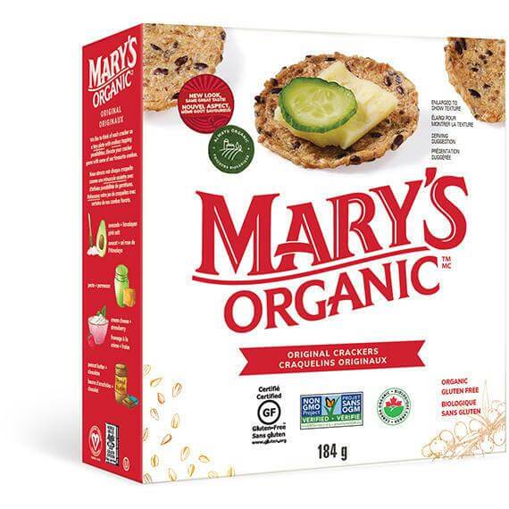 Mary's Organic Crackers Original 184 Grams - Nutrition Plus