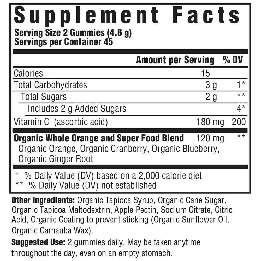 MegaFood C Defense Tangy Citrus 70 Gummies - Nutrition Plus