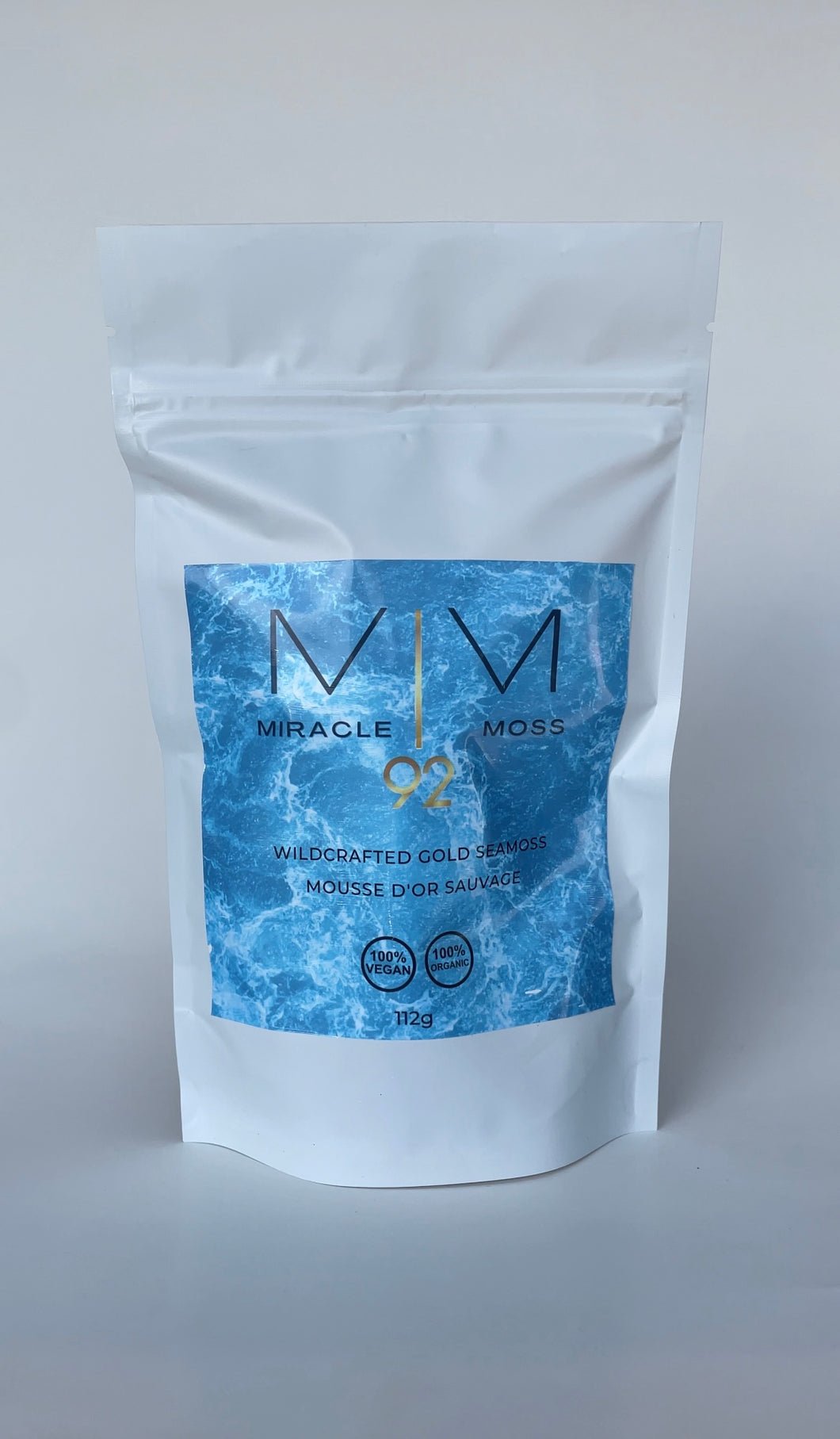 Miracle Moss 92 Gold Dry Sea Moss 112 Grams