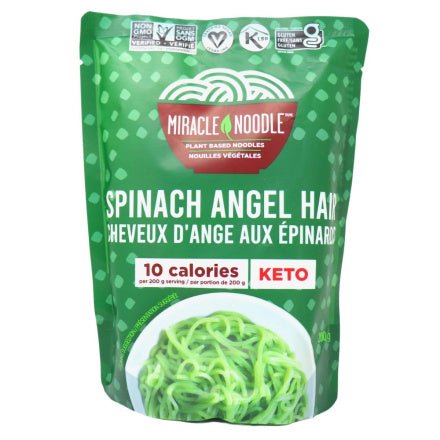 Miracle Noodle Ready To Eat Spinach Angel Hair - Nutrition Plus