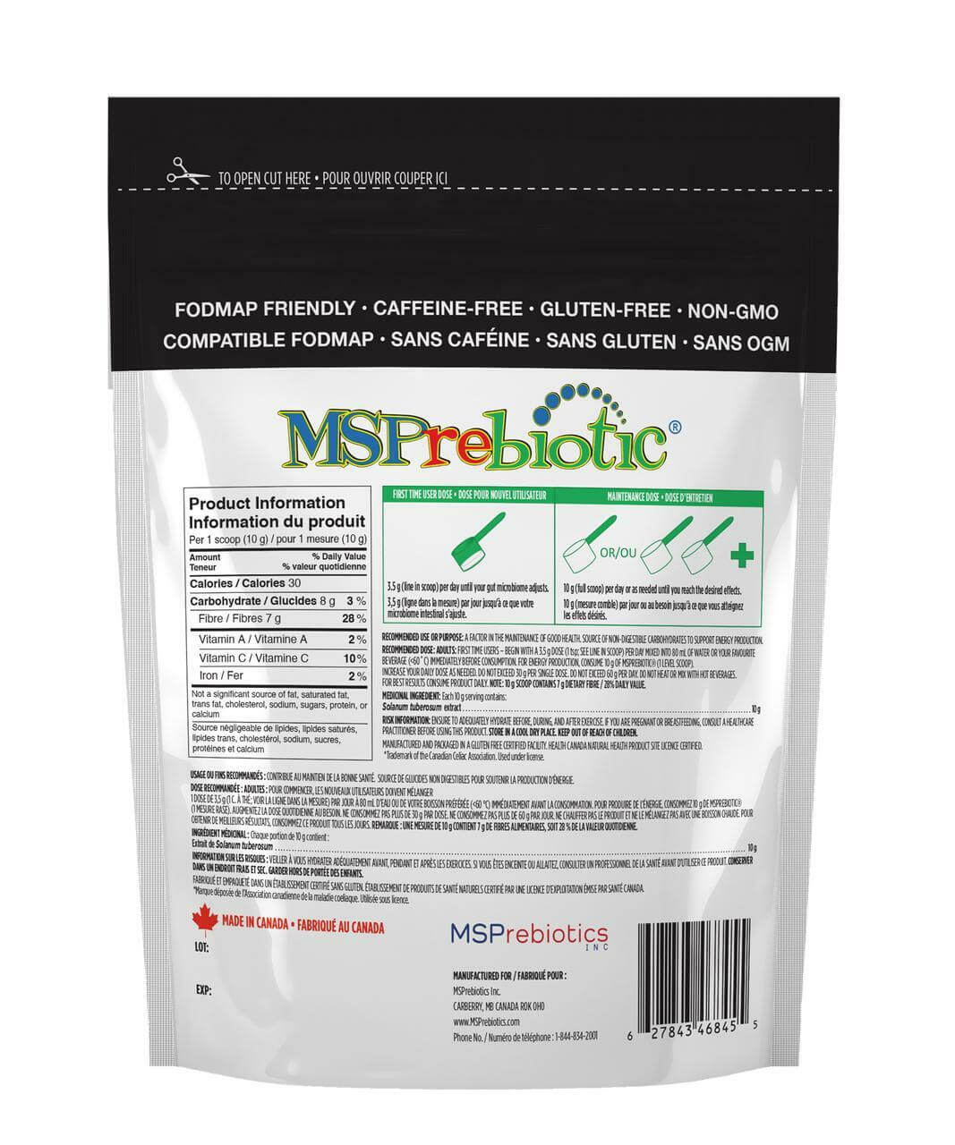 MSPrebiotic Powder 454 Grams - Nutrition Plus