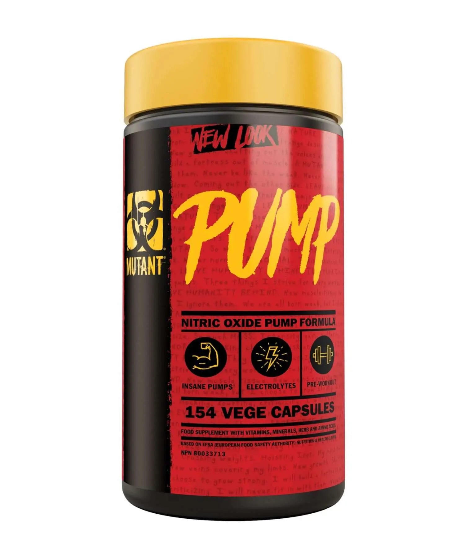 Mutant Pump 154 Capsules - Nutrition Plus