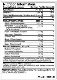Thumbnail for Mutant Pump 154 Capsules - Nutrition Plus