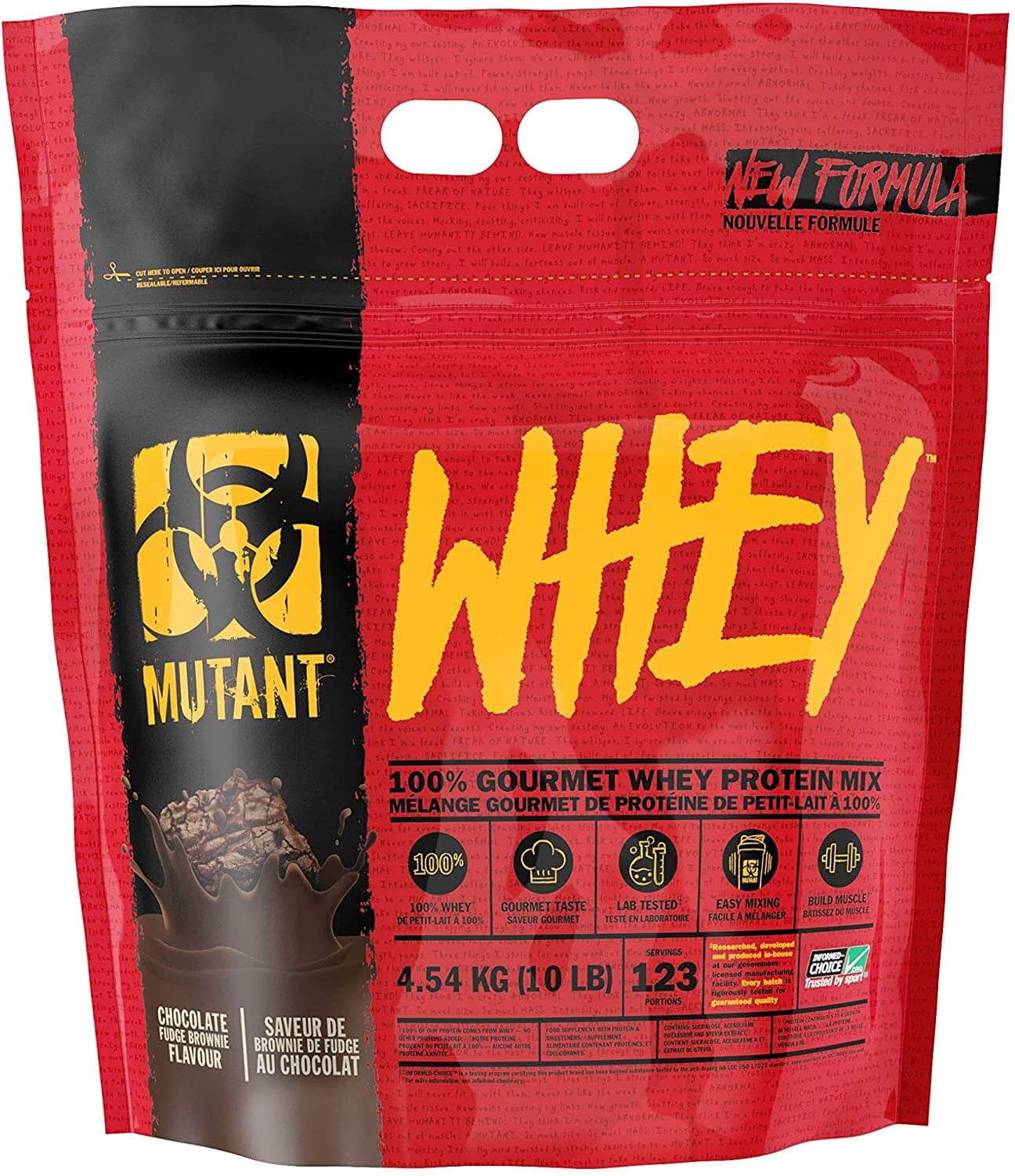 Mutant Whey 4.54 Kg (10 LBS) Protein Powder - Nutrition Plus