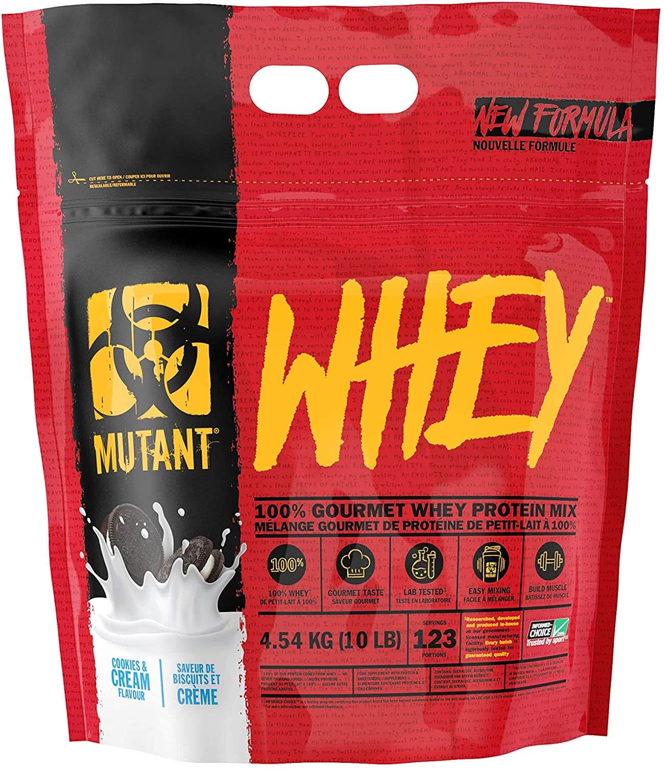 Mutant Whey 4.54 Kg (10 LBS) Protein Powder - Nutrition Plus