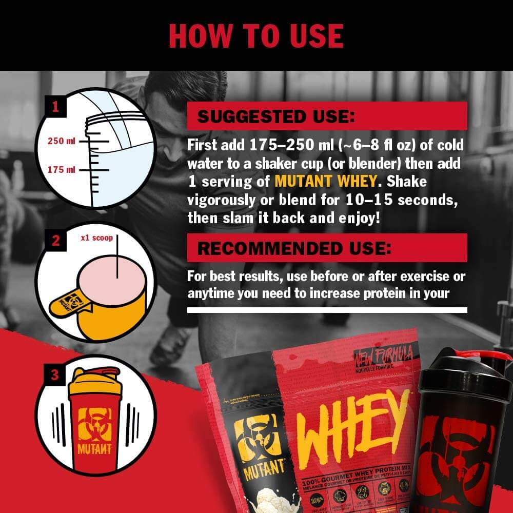 Mutant Powder Mutant Whey 4.54 Kg (10 LBS) Protein Powder