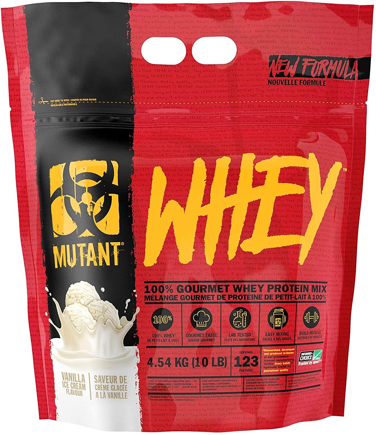 Mutant Whey 4.54 Kg (10 LBS) Protein Powder - Nutrition Plus