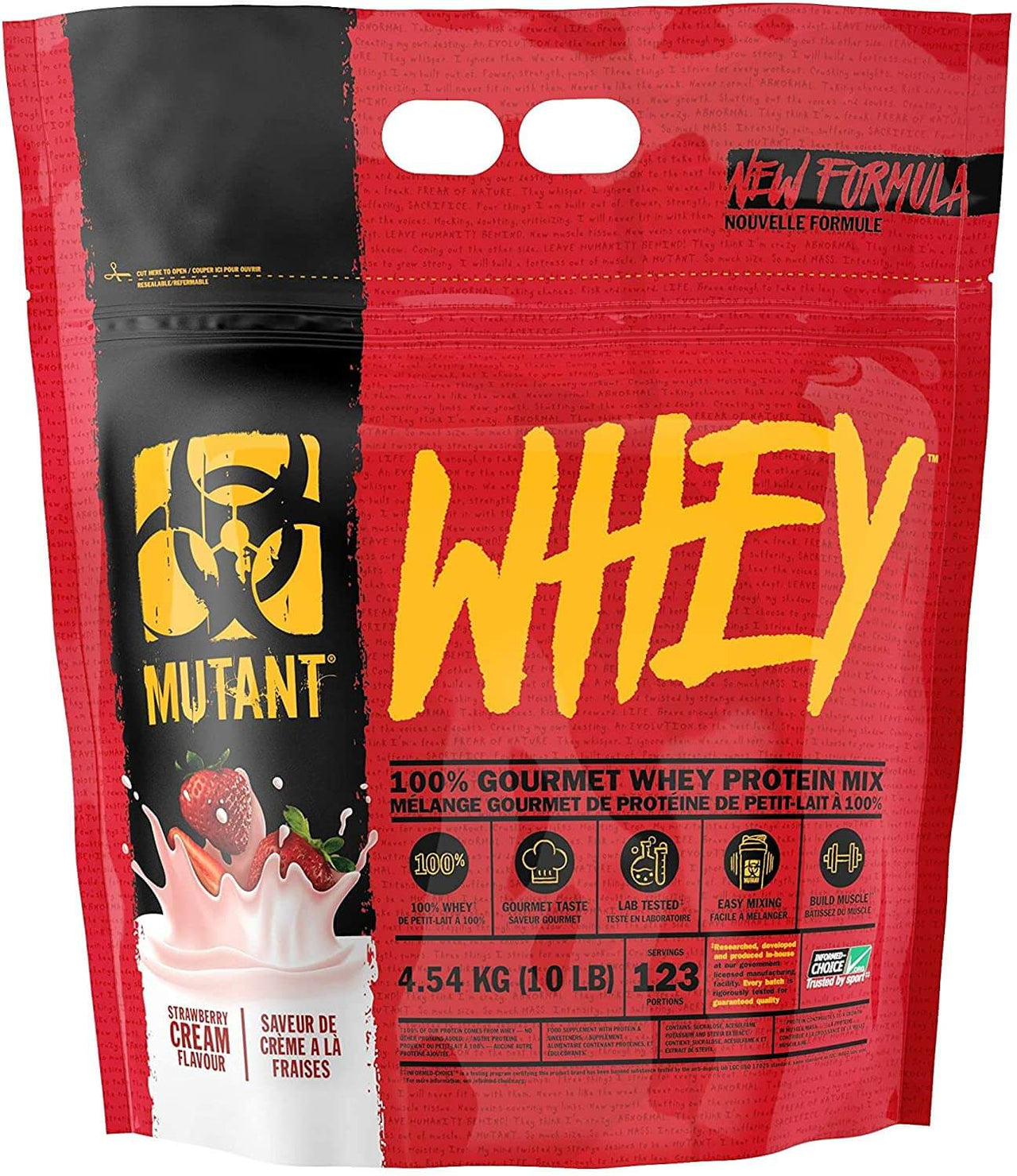 Mutant Whey 4.54 Kg (10 LBS) Protein Powder - Nutrition Plus