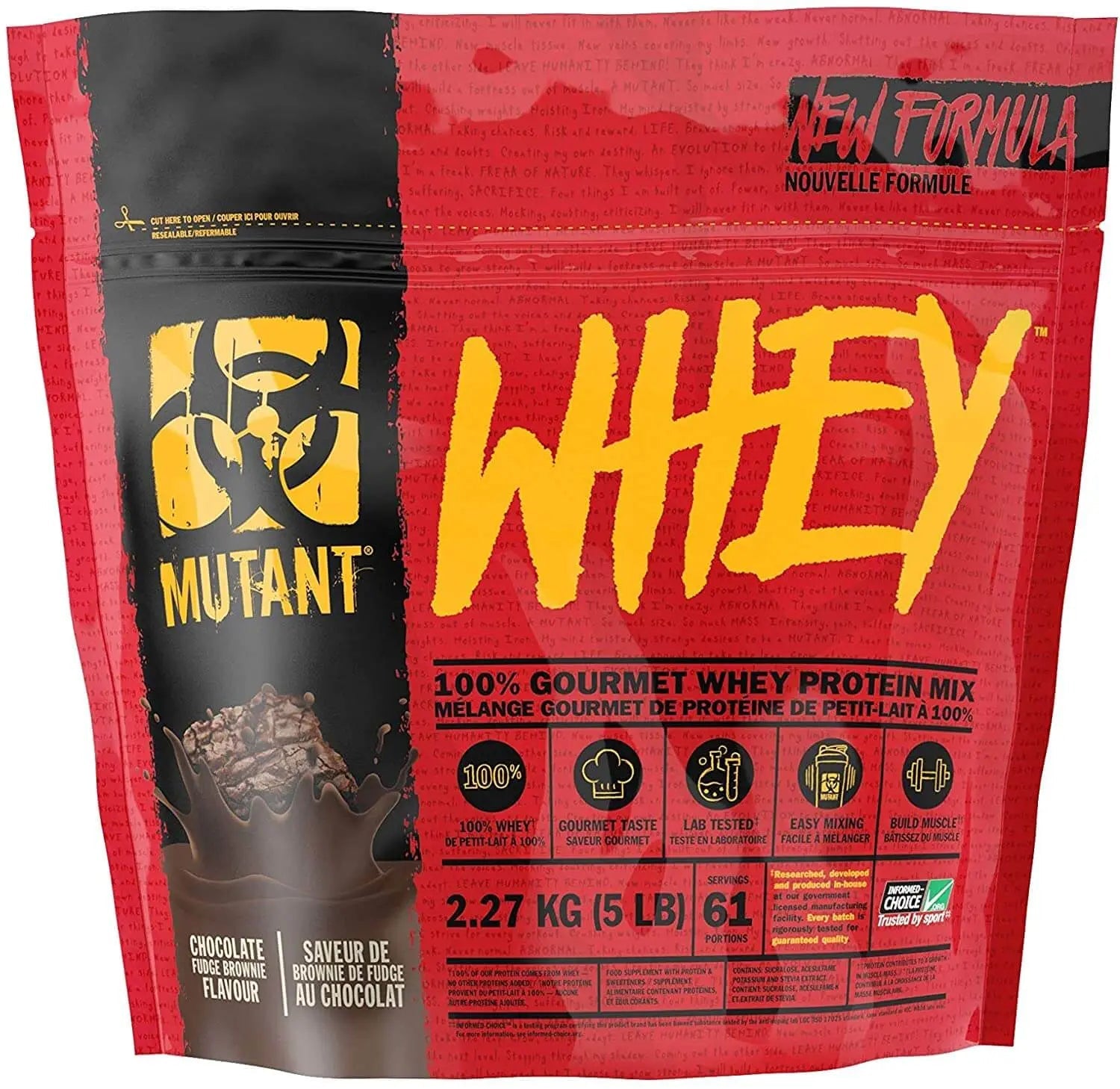 Mutant Whey 5 LB Protein Powder - Nutrition Plus