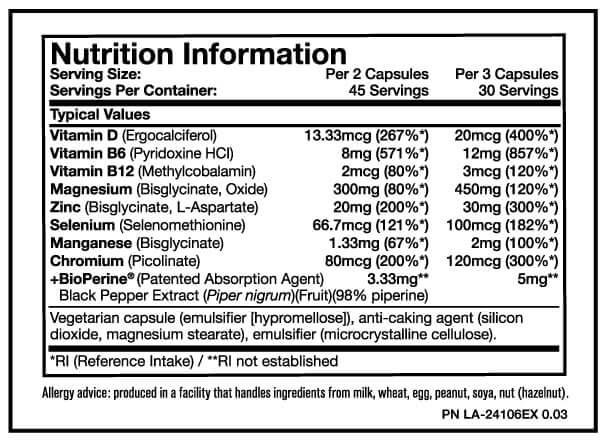 Mutant ZM8+ 90 Capsules - Nutrition Plus