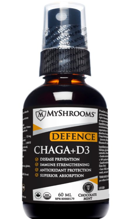 MySpray Defence Chaga+D3 60mL - Nutrition Plus
