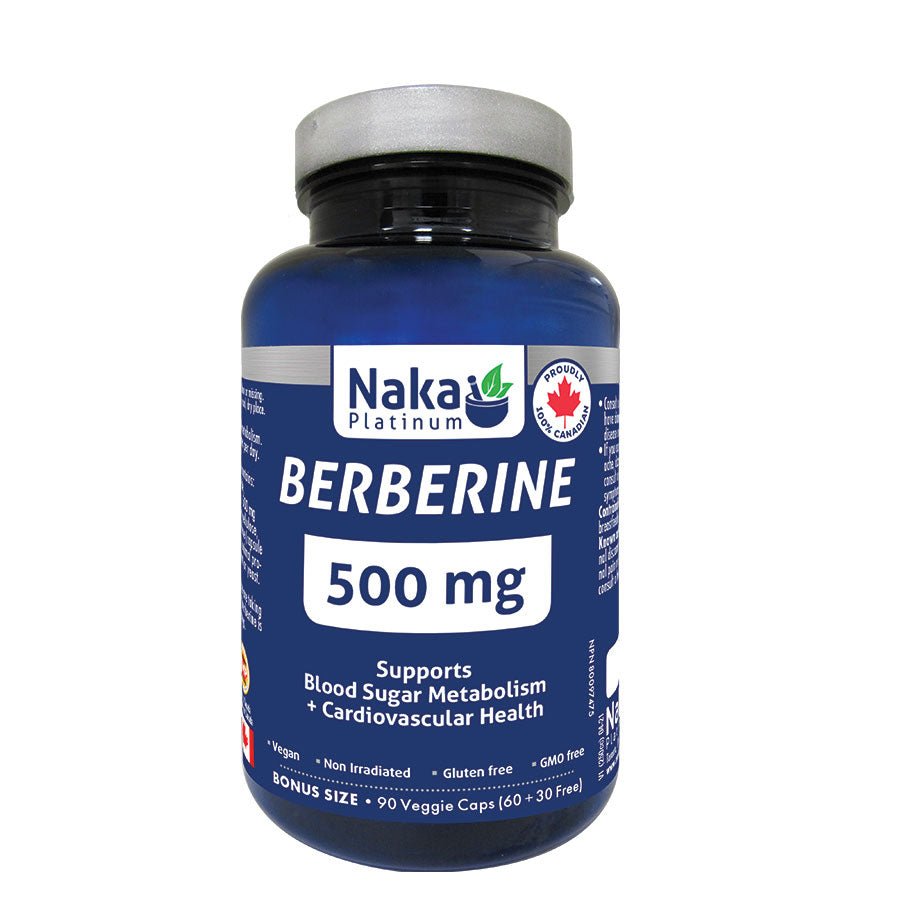 Naka Berberine 500mg 90 Veg Capsules - Nutrition Plus