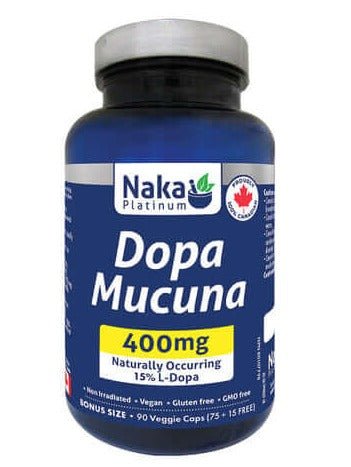 Naka Dopa Mucuna 400mg 90 Veg Capsules - Nutrition Plus
