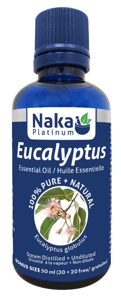 Naka Eucalyptus Essential Oil 50mL - Nutrition Plus
