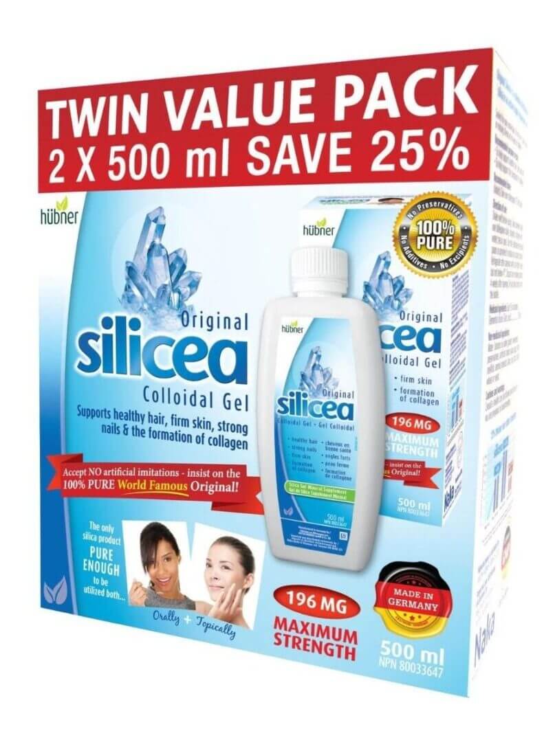 Naka Hubner Silicea Twin Pack 2*500mL Liquid - Nutrition Plus