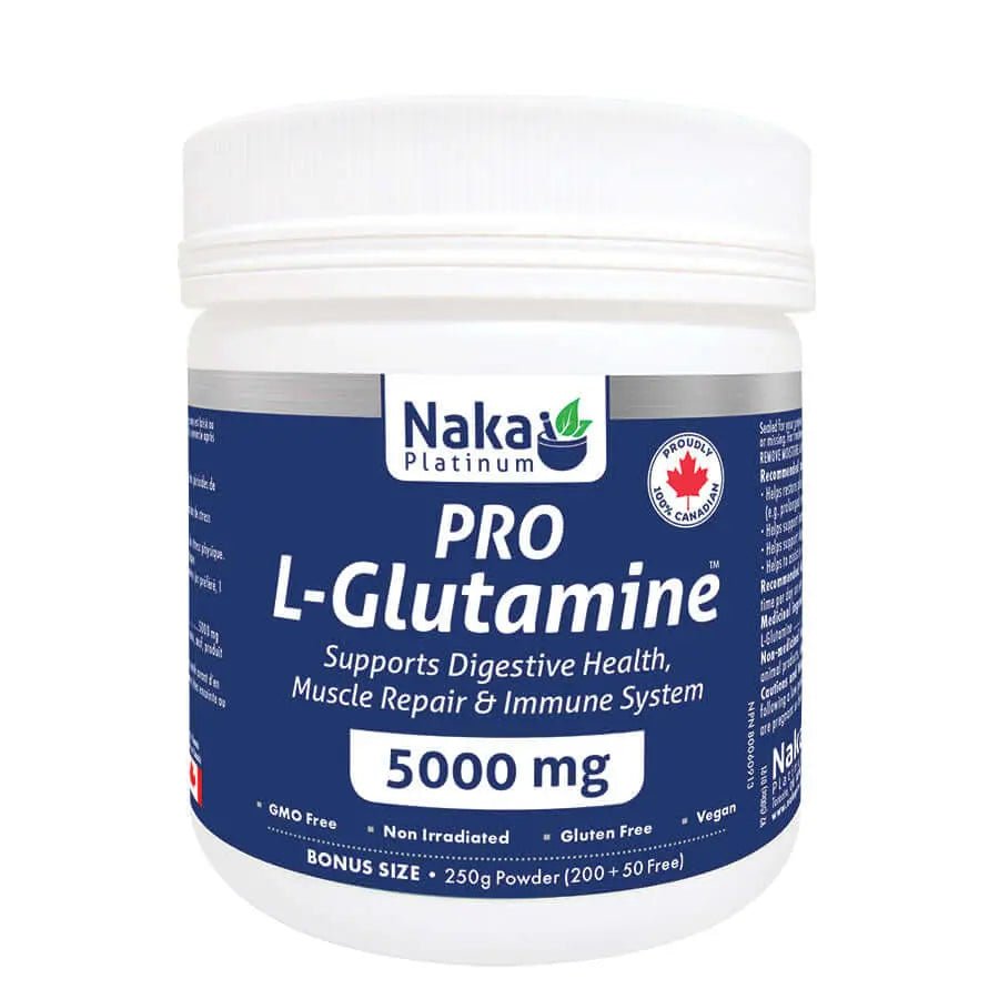 Naka L-Glutamine Powder 250 Grams - Nutrition Plus