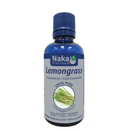 Naka Lemongrass Essential Oil 50mL - Nutrition Plus