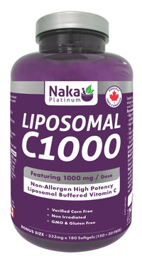 Thumbnail for Naka Liposomal C 1,000mg - Nutrition Plus