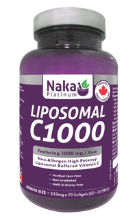 Thumbnail for Naka Liposomal C 1,000mg - Nutrition Plus