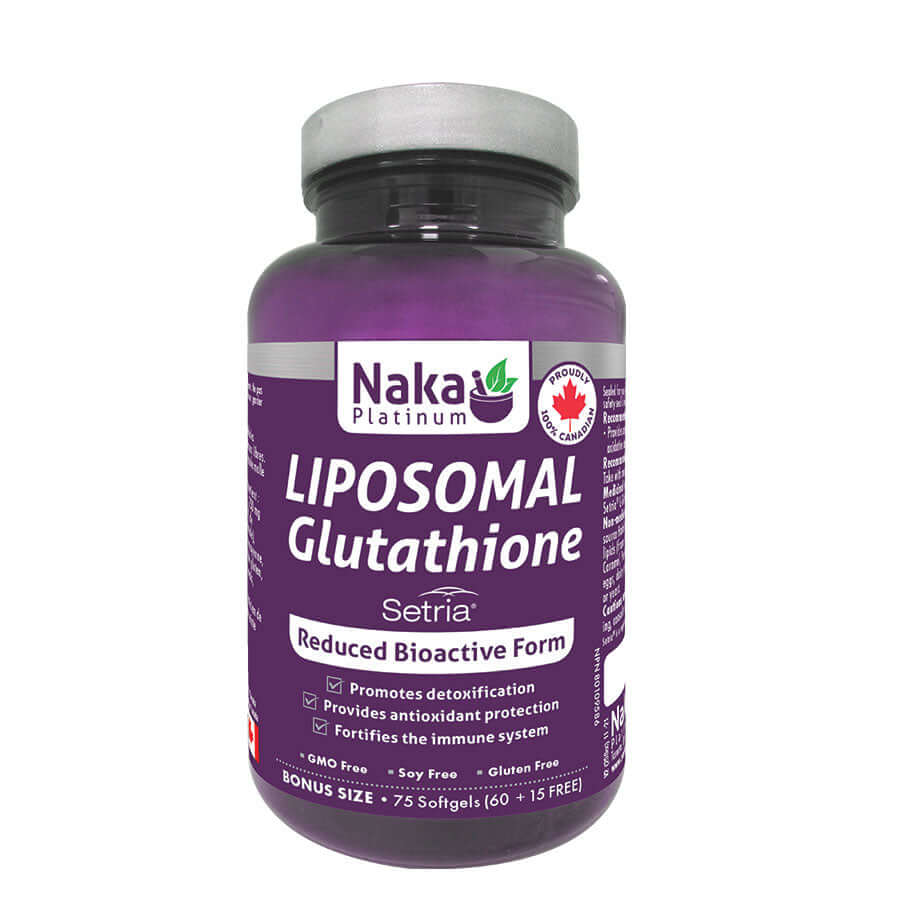 Naka Liposomal Glutathione 75 Softgels - Nutrition Plus