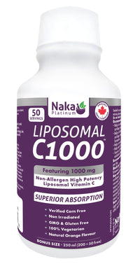 Thumbnail for Naka Liposomal Vitamin C 1,000mg Liquid - Nutrition Plus