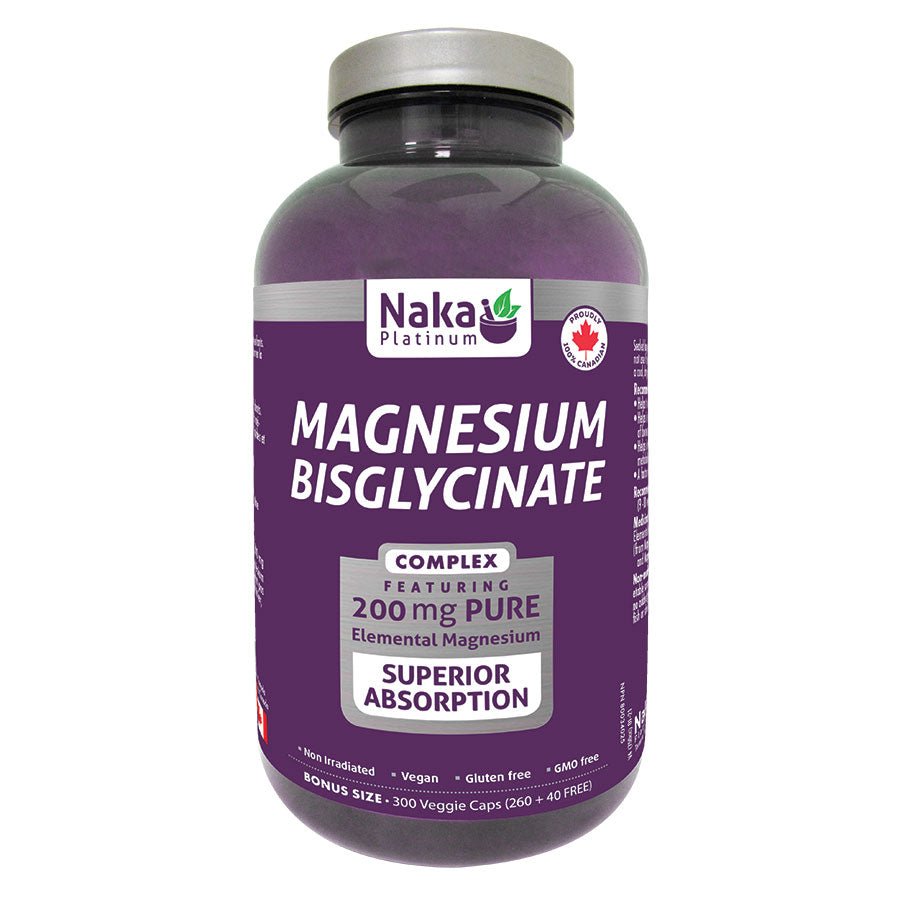 Naka Magnesium Bisglycinate 200mg - Nutrition Plus