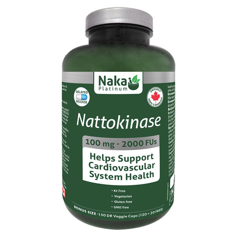 Naka Nattokinase 150 DR Veg Capsules - Nutrition Plus