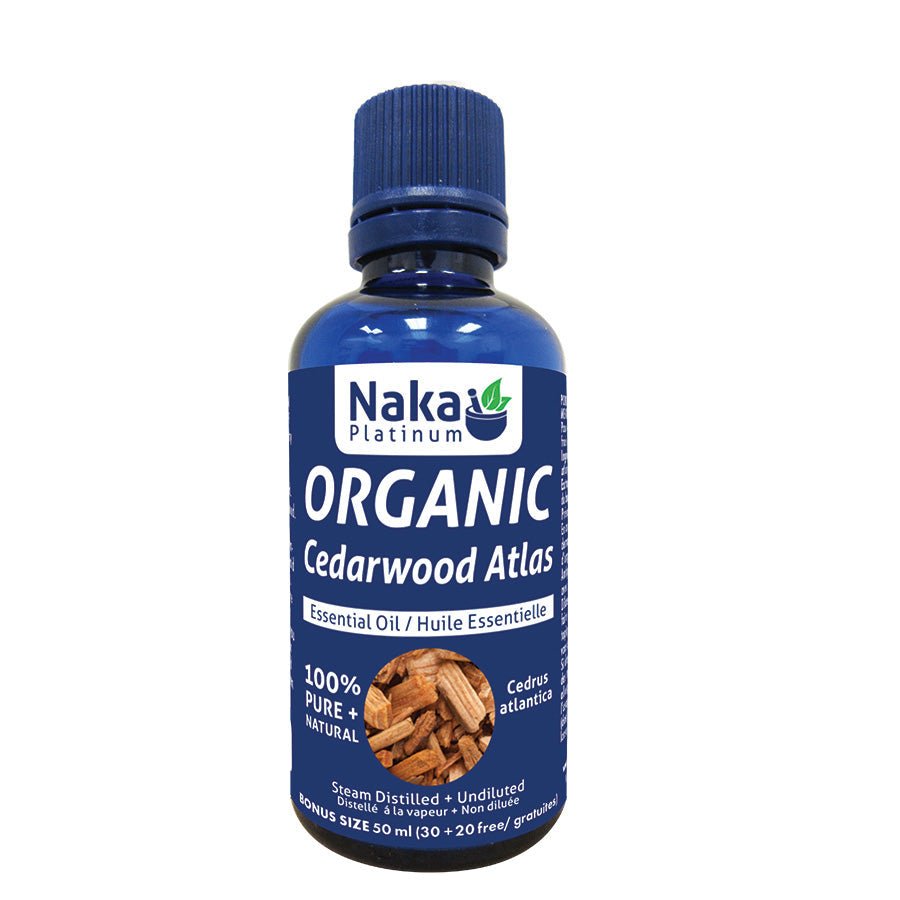 Naka Organic Cedar Wood Atlas Oil 50mL - Nutrition Plus