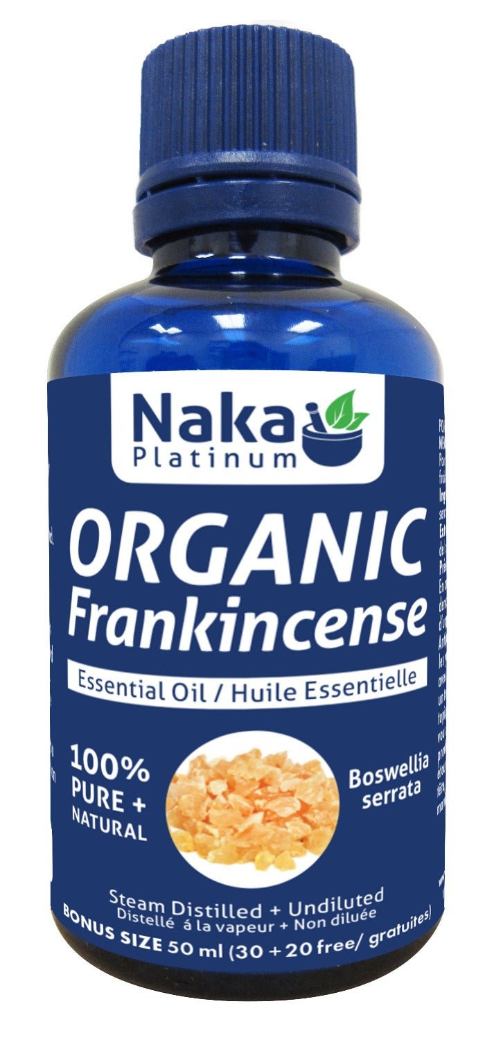 Naka Organic Frankincense Essential Oil 50mL - Nutrition Plus